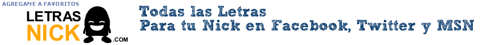 Letras Bonitas Para Nick - Ascii imagenes trucos generador de letras